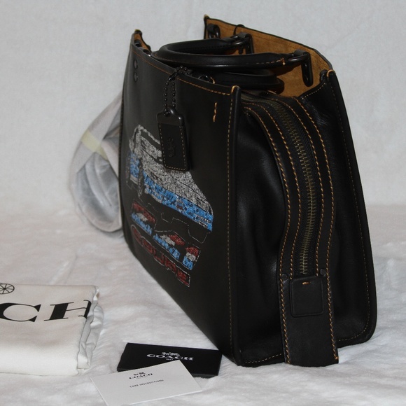 NWT COACH Rogue 30 and Wallet Set Leather Purse Handbag - Picture 7 of 16